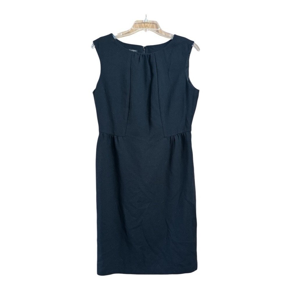 Talbots Elegant Black Sleeveless Dress, Sz 10